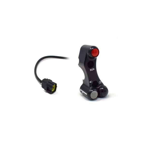 Commodo Jet Prime plug and play droit version route MC OEM - Couleur : NOIR