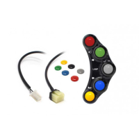 Commodo Jet Prime plug and play gauche version route MC OEM - Couleur : TITANE 