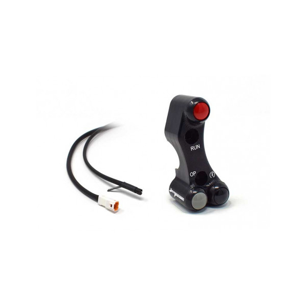 Commodo Jet Prime plug and play droit version route MC OEM - Couleur : ROUGE