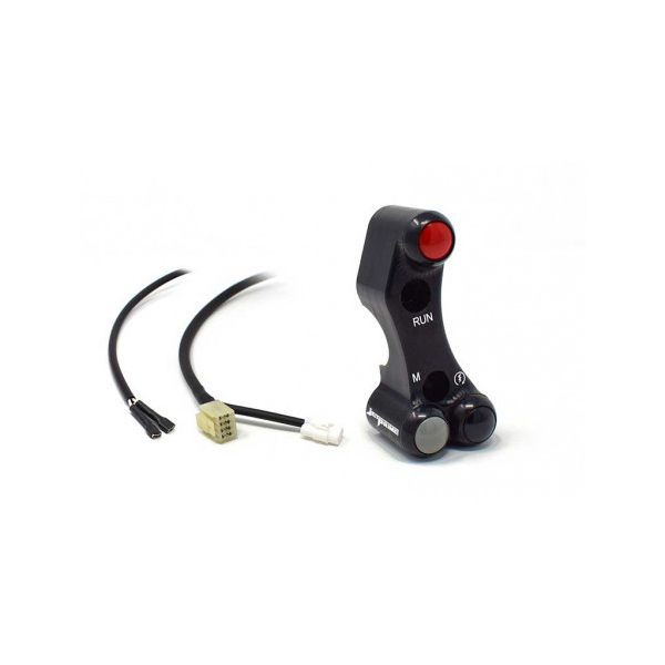 Commodo Jet Prime plug and play droit version route MC OEM - Couleur : TITANE