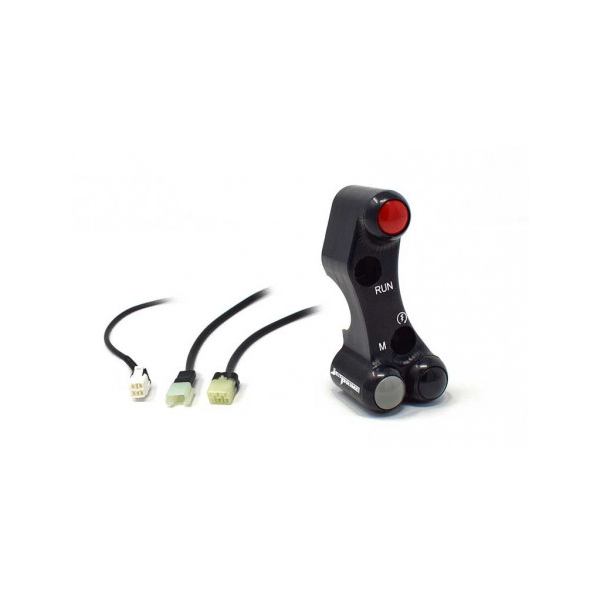 Commodo Jet Prime plug and play droit version route MC Brembo - Couleur : NOIR