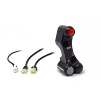 Commodo Jet Prime plug and play droit version route MC Brembo - Couleur : TITANE 