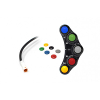 Commodo Jet Prime plug and play gauche version route MC OEM - Couleur : TITANE 