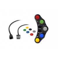 Commodo Jet Prime plug and play gauche version route MC OEM - Couleur : TITANE 