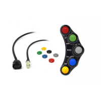 Commodo Jet Prime plug and play gauche version piste MC OEM - Couleur : NOIR 