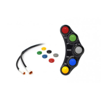Commodo Jet Prime plug and play gauche version piste MC OEM - Couleur : NOIR 