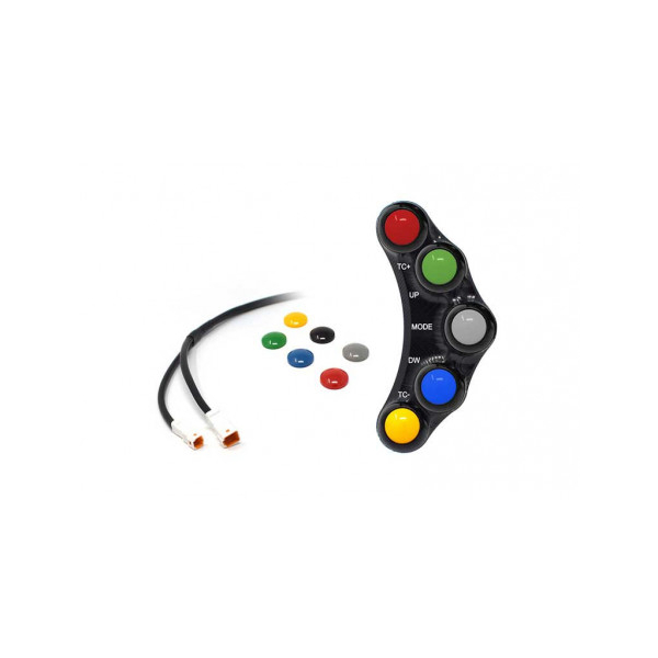 Commodo Jet Prime plug and play gauche version piste MC OEM - Couleur : NOIR