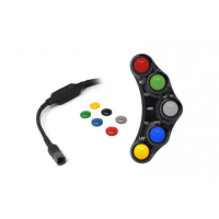Commodo Jet Prime plug and play gauche version piste MC OEM - Couleur : ROUGE 
