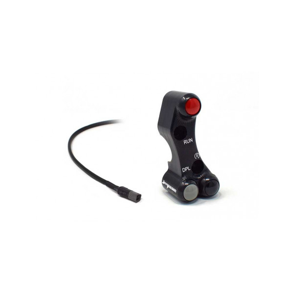 Commodo Jet Prime plug and play droit version route MC Brembo - Couleur : TITANE