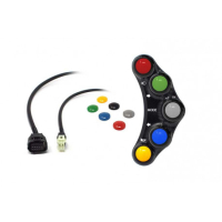 Commodo Jet Prime plug and play gauche version route MC OEM - Couleur : TITANE 