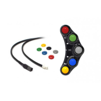 Commodo Jet Prime plug and play gauche version route MC OEM - Couleur : NOIR