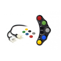 Commodo Jet Prime plug and play gauche version route MC OEM - Couleur : TITANE 