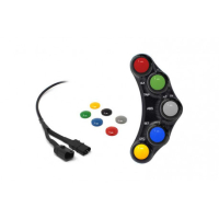Commodo Jet Prime plug and play gauche version piste MC OEM - Couleur : NOIR 