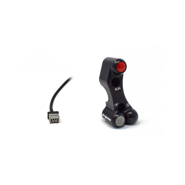 Commodo Jet Prime plug and play droit version route MC OEM - Couleur : BLEU