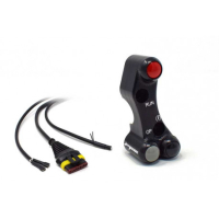 Commodo Jet Prime plug and play droit version route MC Brembo - Couleur : TITANE 