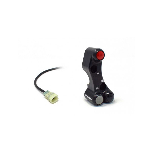 Commodo Jet Prime plug and play droit version route MC Brembo - Couleur : VERT