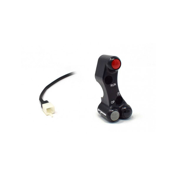 Commodo Jet Prime plug and play droit version route MC Brembo - Couleur : NOIR