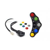 Commodo Jet Prime plug and play gauche version route MC OEM - Couleur : ROUGE 