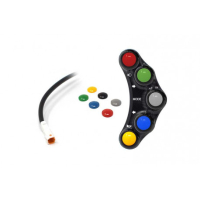 Commodo Jet Prime plug and play gauche version route MC OEM - Couleur : NOIR 