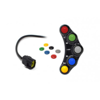 Commodo Jet Prime plug and play gauche version route MC OEM - Couleur : NOIR 