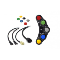 Commodo Jet Prime plug and play gauche version route MC OEM - Couleur : TITANE 