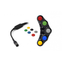 Commodo Jet Prime plug and play gauche version route MC OEM - Couleur : NOIR 