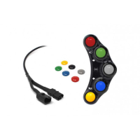 Commodo Jet Prime plug and play gauche version route MC OEM - Couleur : BLEU 