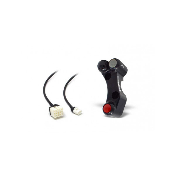 Commodo Jet Prime plug and play gauche version piste MC OEM - Couleur : NOIR