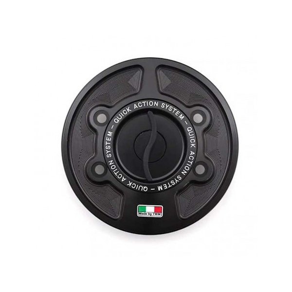 Trappe à essence ouverture rapide TWM - Couleur exterieur : NOIR, Couleur intérieur : VERT