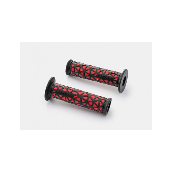 PAIRE POIGNEESGGD-CELL 22MM ROUGE,125MM,PERCEES