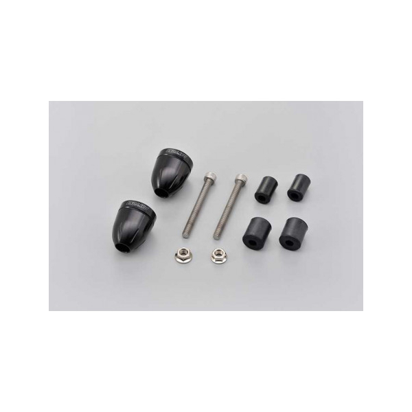 EMBOUTS DE GUIDON BULLET 14-19MM NOIR