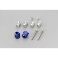 EMBOUTS DE GUIDON PINO-2 14-19MM BLEU 