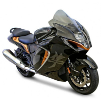 Bulle double courbure Suzuki Hayabusa - Couleur : FUMÉ FONCÉ