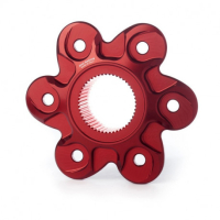 FLASQUE PORTE COURONNE 6 TROUS - Couleur : OR 