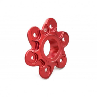 FLASQUE PORTE COURONNE 6 TROUS - Couleur : ROUGE