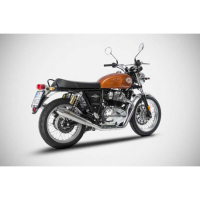 DOUBLE ECHAPPEMENT ZARD INOX POLI CONTINENTAL / INTERCEPTOR - Options : poli, Matière : inox, Embout : embout inox, Version : homologué