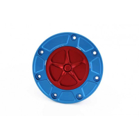 HONDA TRAPPE A ESSENCE A VISSER - Couleur extérieur de trappe : ROUGE, Couleur bouchon intérieur de trappe : VERT