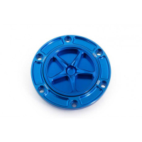 APRILIA/BENELLE/DERBI/KTM-MOTO GUZZI/MV AGUSTA/TRIUMPH TRAPPE A ESSENCE A VISSER - Couleur bouchon intérieur de trappe : SILVER, Couleur extérieur de trappe : ROUGE