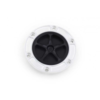 APRILIA/BENELLE/DERBI/KTM-MOTO GUZZI/MV AGUSTA/TRIUMPH TRAPPE A ESSENCE A VISSER - Couleur bouchon intérieur de trappe : SILVER, Couleur extérieur de trappe : ROUGE