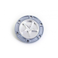 APRILIA/BENELLE/DERBI/KTM-MOTO GUZZI/MV AGUSTA/TRIUMPH TRAPPE A ESSENCE A VISSER - Couleur bouchon intérieur de trappe : SILVER, Couleur extérieur de trappe : ROUGE