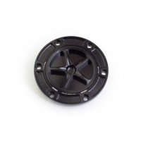 APRILIA/BENELLE/DERBI/KTM-MOTO GUZZI/MV AGUSTA/TRIUMPH TRAPPE A ESSENCE A VISSER - Couleur extérieur de trappe : NOIR, Couleur bouchon intérieur de trappe : ROUGE
