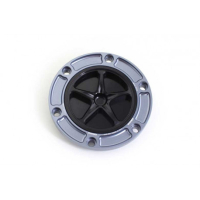 APRILIA/BENELLE/DERBI/KTM-MOTO GUZZI/MV AGUSTA/TRIUMPH TRAPPE A ESSENCE A VISSER - Couleur bouchon intérieur de trappe : ROUGE, Couleur extérieur de trappe : TITANE