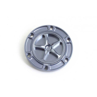 APRILIA/BENELLE/DERBI/KTM-MOTO GUZZI/MV AGUSTA/TRIUMPH TRAPPE A ESSENCE A VISSER - Couleur bouchon intérieur de trappe : ROUGE, Couleur extérieur de trappe : TITANE