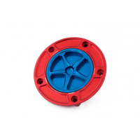 YAMAHA TRAPPE A ESSENCE A VISSER - Couleur bouchon intérieur de trappe : VERT, Couleur extérieur de trappe : ROUGE