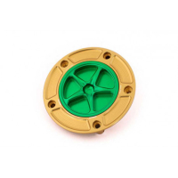 YAMAHA TRAPPE A ESSENCE A VISSER - Couleur extérieur de trappe : ROUGE, Couleur bouchon intérieur de trappe : VERT