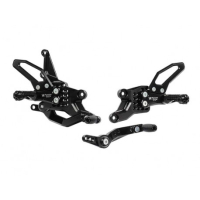 COMMANDES RECULÉES ALUMINIUM BONAMICI RACING YAMAHA R7 NORMALES OU INVERSEES 