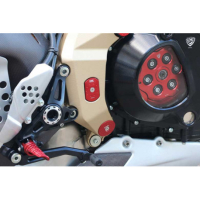 KIT DE 2 BOUCHONS DE CADRE MV AGUSTA - Couleur : NOIR