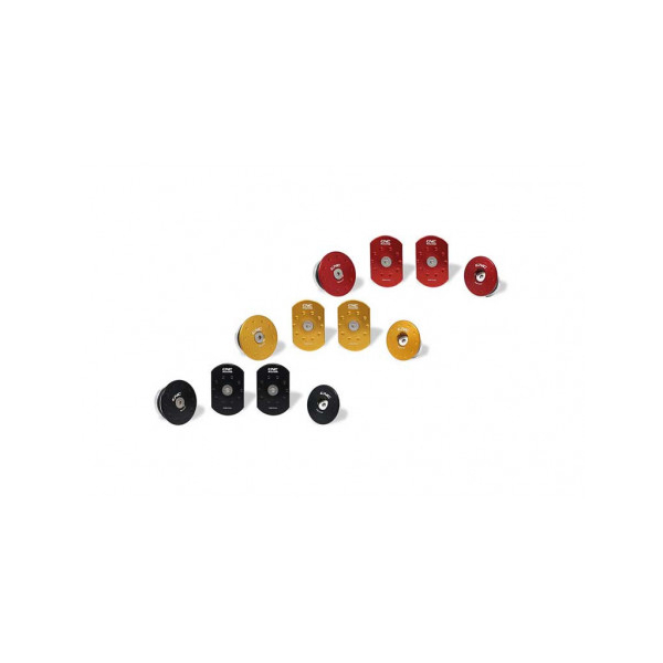 KIT DE 2 BOUCHONS DE CADRE MV AGUSTA - Couleur : OR