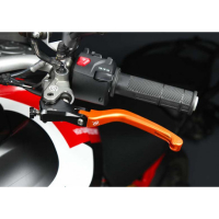 YAMAHA YZF KIT LEVIER FREIN ET EMBRAYAGE REPLIABLE ALU TAILLE MASSE BONAMICI - Couleur : OR