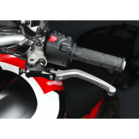 KTM SUPERDUKE 1290 R KIT LEVIER FREIN ET EMBRAYAGE REPLIABLE ALU TAILLE MASSE BO - Couleur : ROUGE